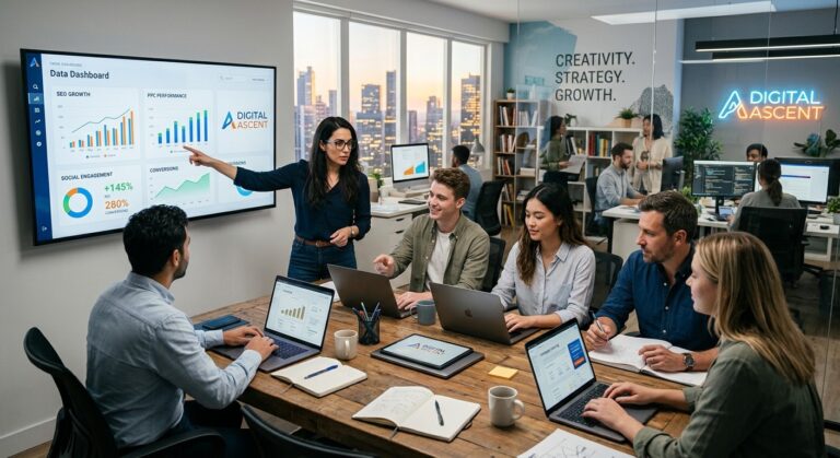 Digital marketing agencies Singapore analyzing campaign performance