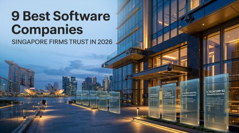 Modern office of a leading software company in Singapore