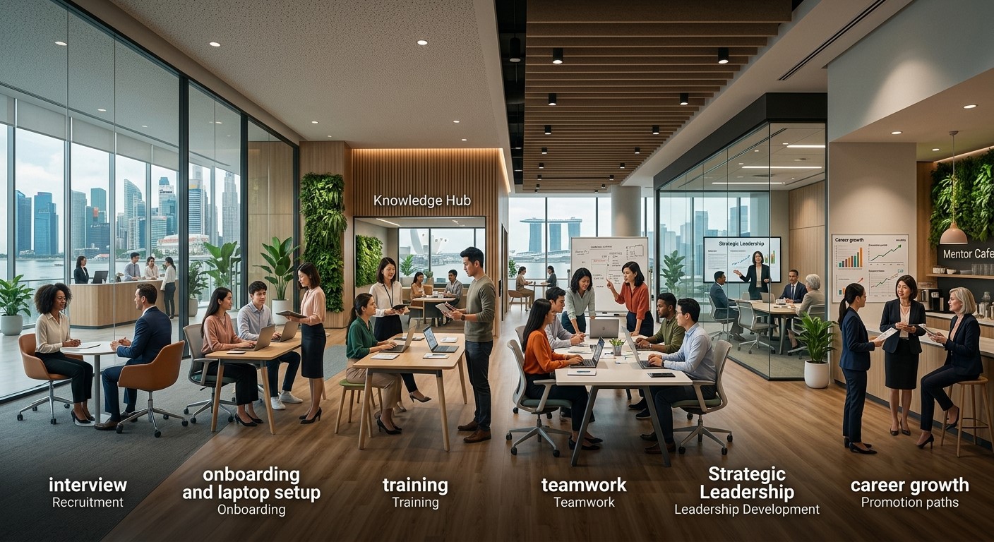 Best HR Services Singapore Modern office supporting recruitment and employee management