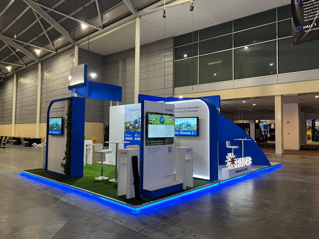 Branding agencies Singapore designing exhibition booth branding