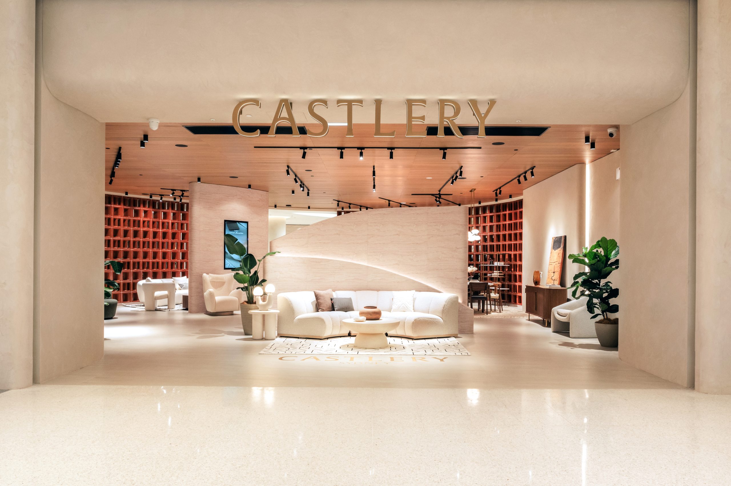 Castlery furniture showroom in Singapore with modern home decor