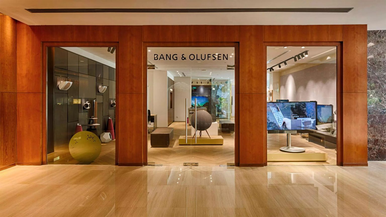 Bang & Olufsen luxury electronics store Singapore