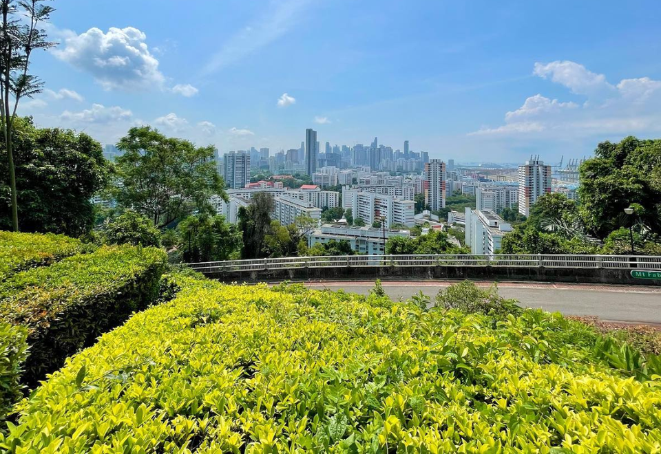 Best Parks Singapore Hilltop park overlooking the Singapore skyline