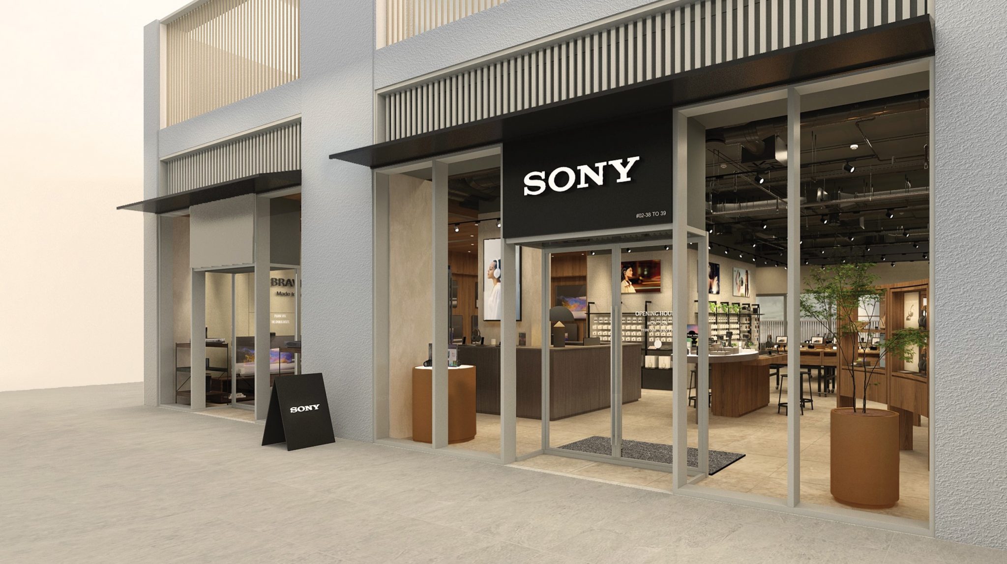 Sony electronics store in Singapore